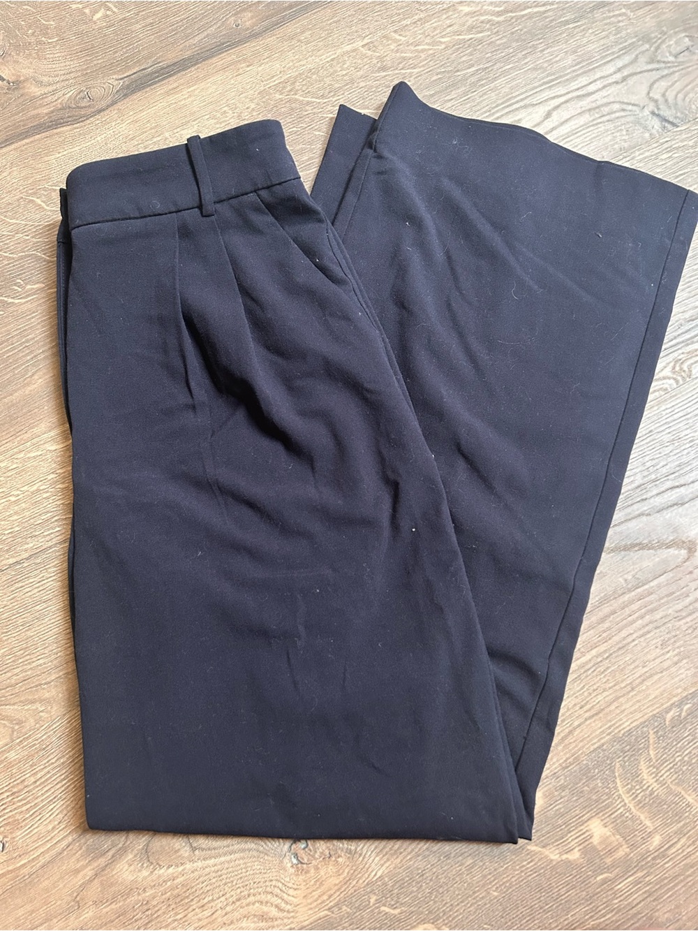 Abercrombie & Fitch High Waisted Cotton Trousers (6)